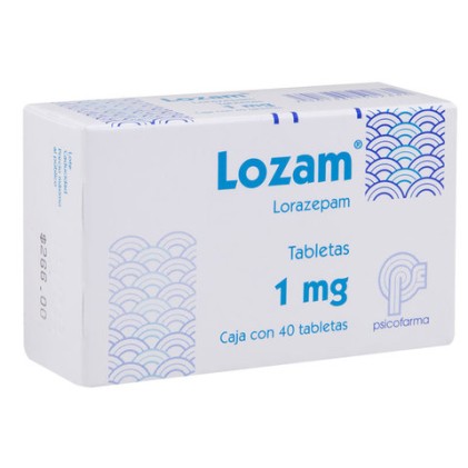 ATIVAN LOZAM LORAZEPAM 1 MG 40 TABS