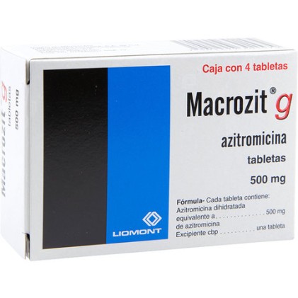 MACROZIT AZITHROMYCIN 500 MG 4 TABS
