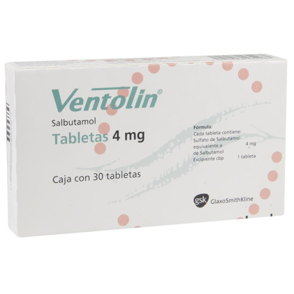 VOLMAX VENTOLIN SALBUTAMOL 4 MG 30 TABS