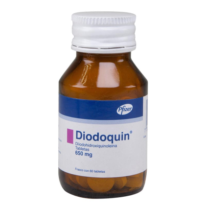 DIODOQUIN IODOQUINOL 650 MG 60 TABS