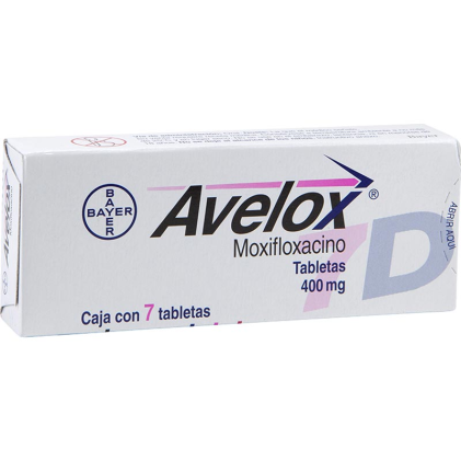 AVELOX MOXIFLOXACIN 400 MG 7 TABS