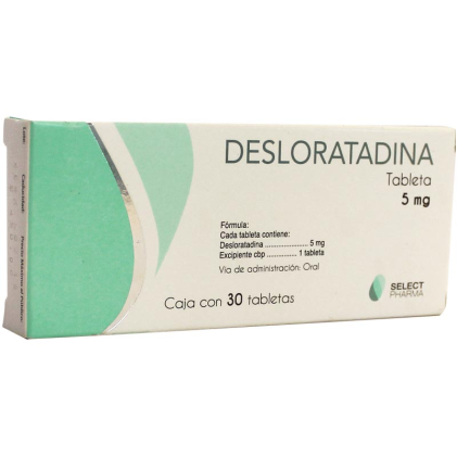 CLARINEX DESLORATINE GENERIC 5 MG 30 TABS