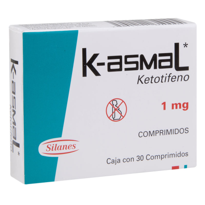 K-ASMAL KETOTIFEN 1 MG 30 TABS