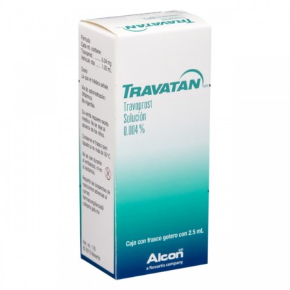 TRAVATAN TRAVAPROST SOL. 2.5 ML 0.004%