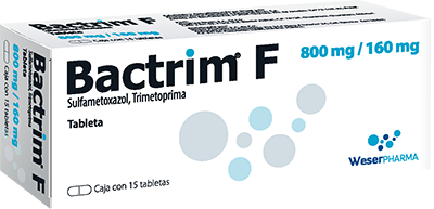 BACTRIM F SEPTRIM SEPTRA DS TRIMETHO/SULFAME 160/800MG 15 TABS